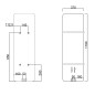 Sapho Chauffage - Corps de chauffe Tabella, 370x1190 mm, 417 W,  blanc mat MI1137