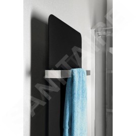 Sapho Chauffage - Corps de chauffe Tabella,  370x1590 mm, 550 W, noir mat MI1539
