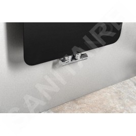 Sapho Chauffage - Corps de chauffe Tabella,  370x1590 mm, 550 W, noir mat MI1539