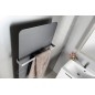 Sapho Accessoires - Porte-serviettes Tabella pour les corps de chauffe, 390 mm, inox brossé MI390