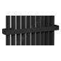 Sapho Fede - Porte-serviettes, longueur 504 mm, noir mat IRPA63