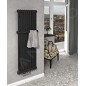 Sapho Fede - Porte-serviettes, longueur 504 mm, noir mat IRPA63