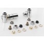 Sapho Corner Combi - Jeu de raccordement thermostatique triaxial, version gauche, chrome CP3021S