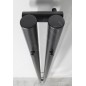 Sapho Pilon - Corps de chauffe, 122x1800 mm, 310 W, noir mat IZ124