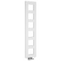 Sapho Block - Sèche-serviettes, 280x1330 mm, 353 W, blanc mat IR183