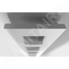 Sapho Block - Sèche-serviettes, 280x1330 mm, 353 W, blanc mat IR183
