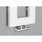 Sapho Block - Sèche-serviettes, 280x1330 mm, 353 W, blanc mat IR183