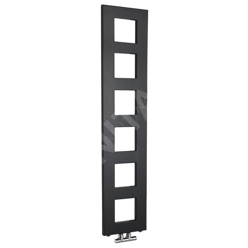 Sapho Block - Sèche-serviettes, 280x1330 cm, 353 W, noir mat IR181