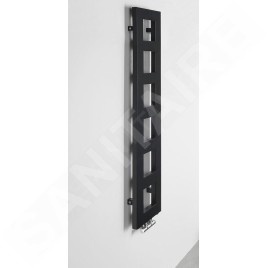 Sapho Block - Sèche-serviettes, 280x1330 cm, 353 W, noir mat IR181