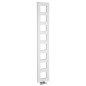 Sapho Block - Sèche-serviettes, 280x1750 mm, 461 W, blanc mat IR184