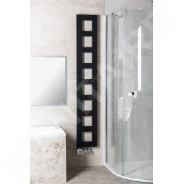 Sapho Block - Corps de chauffe, 280x1750 cm, 461 W, noir mat IR182