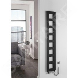 Sapho Block - Corps de chauffe, 280x1750 cm, 461 W, noir mat IR182