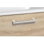 Aqualine Vega - Meuble lavabo, 620x726x436 mm, 2 tiroirs, chêne platine VG863 Aqualine Vega - Meuble lavabo, 620x726x436 mm, 2 tiroirs, chêne platine VG863