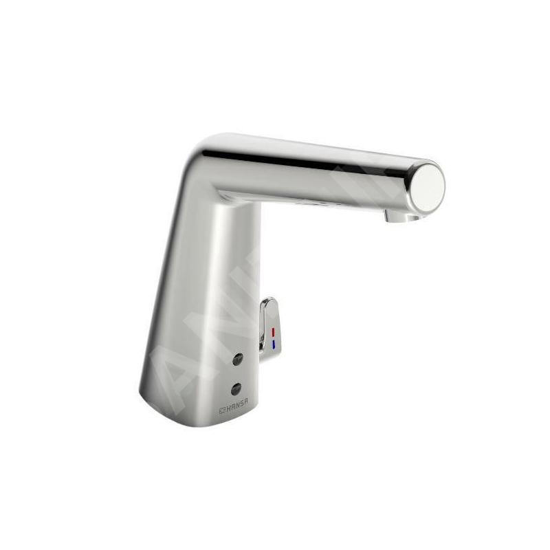 Hansa Designo - Mitigeur de lavabo électronique, alimentation réseau, Bluetooth, chrome 51792221