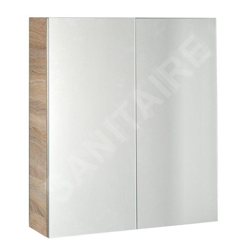 Aqualine Vega - Armoire de toilette 600x700x180 mm, chêne platine VG860 Aqualine Vega - Armoire de toilette 600x700x180 mm, chêne platine VG860