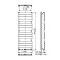 Aqualine Bondi - Elément chauffant 600x1222 mm, 669 W, anthracite DC425T