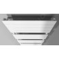 Aqualine Bondi - Sèche-serviettes 600x1510 mm, 810 W, blanc DC440T