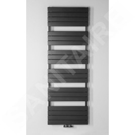 Aqualine Bondi - Sèche-serviettes 600x1798 mm, 965 W, anthracite DC455T