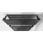 Aqualine Bondi - Sèche-serviettes 600x1798 mm, 965 W, anthracite DC455T