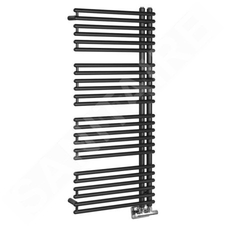 Aqualine Tubini - Sèche-serviettes 496x1126 mm, 529 W, anthracite DC305T