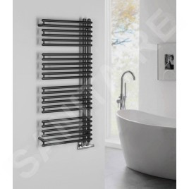 Aqualine Tubini - Sèche-serviettes 496x1126 mm, 529 W, anthracite DC305T