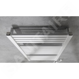 Aqualine Chauffage - Sèche-serviettes Tondi-E 450x970 mm, 300 W, blanc DE450T