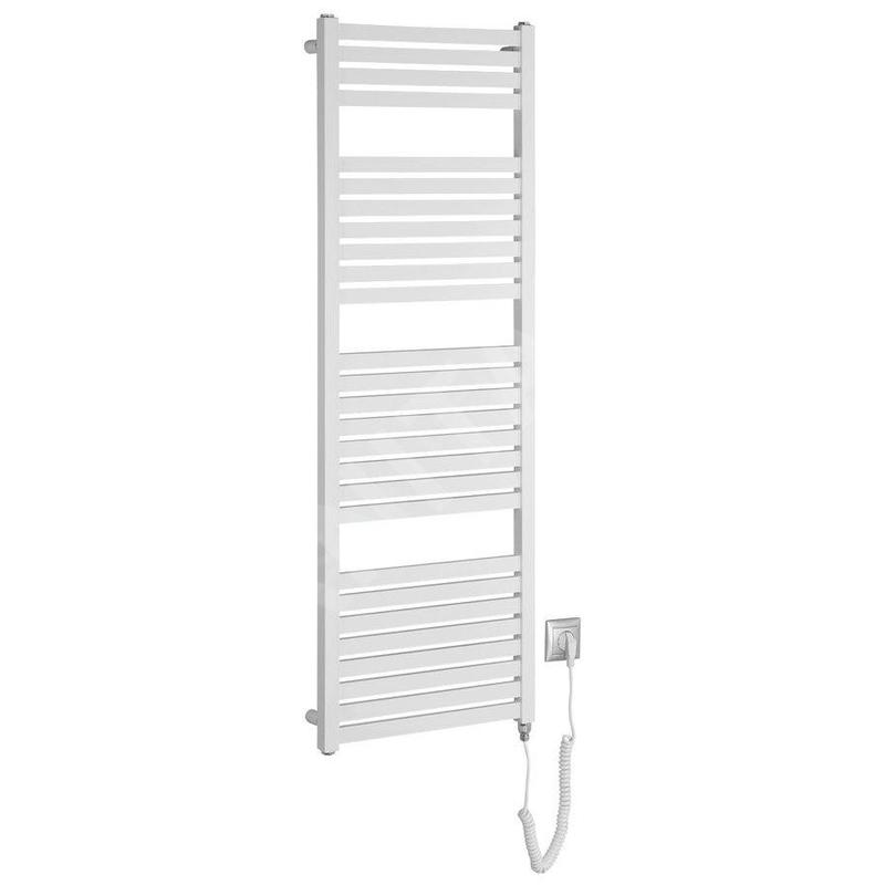 Aqualine Chauffage - Sèche-serviettes Tondi-E 450x1330 mm, 500 W, blanc DE470T Aqualine Chauffage - Sèche-serviettes Tondi-E 450x1330 mm, 500 W, blanc DE470T