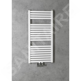 Aqualine Chauffage - Elément chauffant Tondi 450x970 mm, raccordement central, blanc DT450T