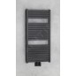 Aqualine Chauffage - Elément chauffant Tondi 450x970 mm, raccordement central, noir mat DT456T Aqualine Chauffage - Elément chauffant Tondi 450x970 mm, raccordement central, noir mat DT456T