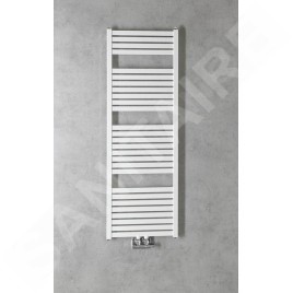 Aqualine Chauffage - Sèche-serviettes Tondi 450x1330 cm, connexion centrale, blanc DT470T