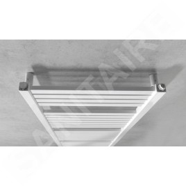 Aqualine Chauffage - Sèche-serviettes Tondi 450x1330 cm, connexion centrale, blanc DT470T