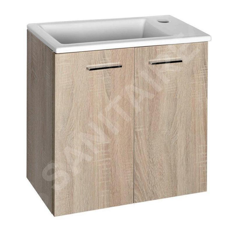 Aqualine Keramia Fresh - Meuble lavabo 490x500x245 mm, chêne platine 51047DP Aqualine Keramia Fresh - Meuble lavabo 490x500x245 mm, chêne platine 51047DP
