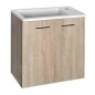 Aqualine Keramia Fresh - Meuble lavabo 490x500x245 mm, chêne platine 51047DP Aqualine Keramia Fresh - Meuble lavabo 490x500x245 mm, chêne platine 51047DP