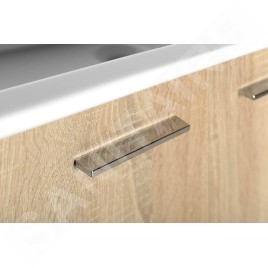 Aqualine Keramia Fresh - Meuble lavabo 490x500x245 mm, chêne platine 51047DP