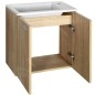 Aqualine Keramia Fresh - Meuble lavabo 490x500x245 mm, chêne platine 51047DP Aqualine Keramia Fresh - Meuble lavabo 490x500x245 mm, chêne platine 51047DP