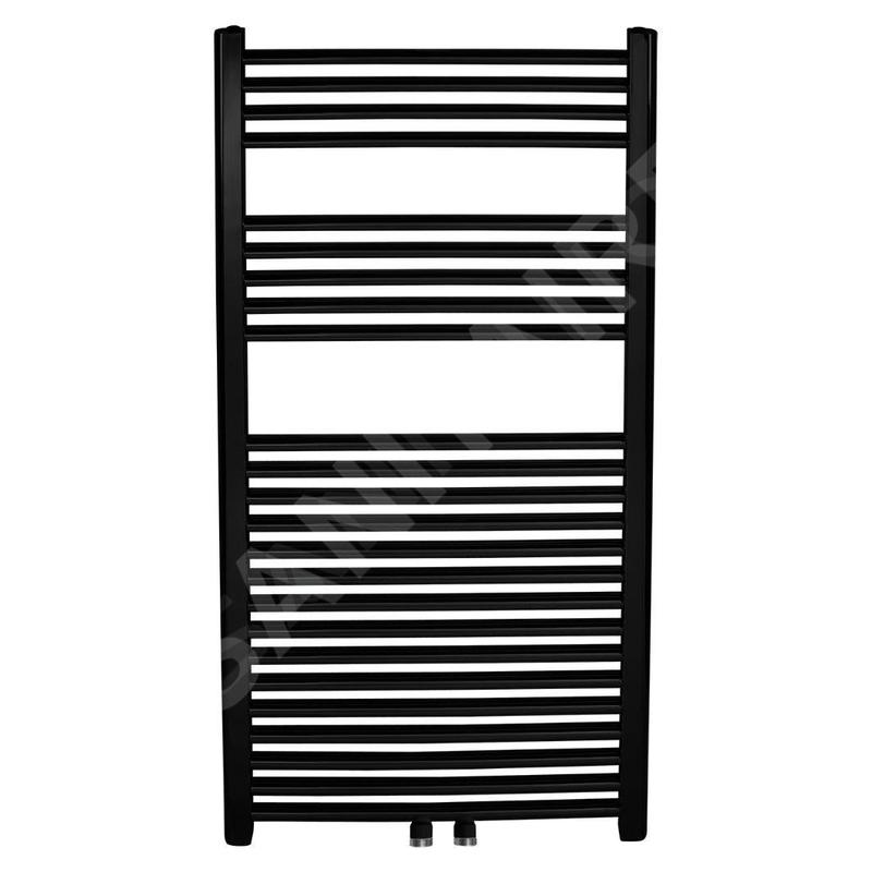 Novaservis Radiateurs - Elément chauffant droit 1200 mm, noir mat 600/1200/RS,5