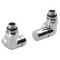 Sapho Corner - Jeu de raccordement triaxial, version gauche, chrome CP130S