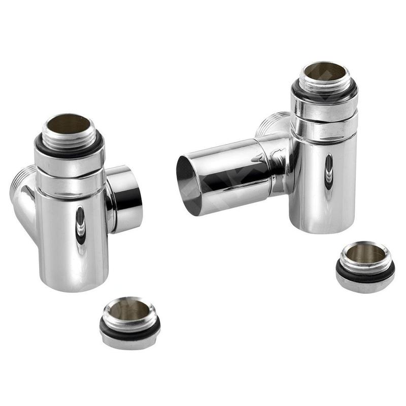 Sapho Corner Combi - Jeu de raccordement triaxial, version gauche, chrome CP330S