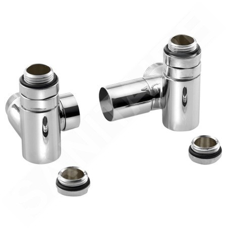 Sapho Corner Combi - Jeu de raccordement triaxial, version gauche, chrome CP330S