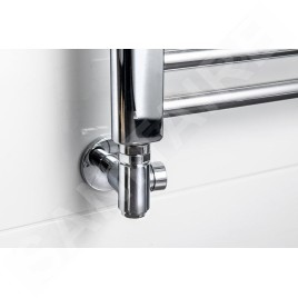 Sapho Corner Combi - Jeu de raccordement triaxial, version gauche, chrome CP330S