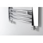 Sapho Corner - Jeu de raccordement thermostatique triaxial, version gauche, chrome CP1011LS