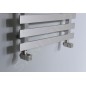 Sapho Cube - Jeu de raccordement de robinets manuel, d'angle, inox brossé CP4510S
