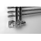 Sapho Twin Combi - Jeu de raccordement thermostatique, raccordement central 50 mm, version droite, chrome CP5010S