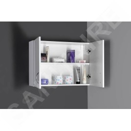 Aqualine Keramia Fresh - Armoire supérieure 700x500x200 mm, blanc 52362