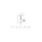 Sapho Star - Kit de raccordement de robinets, d'angle, manuel, chrome CP5020S