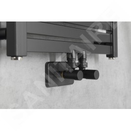 Sapho Compact - Jeu de raccordement de robinets, d'angle, manuel, version droite, chrome CP5115BS