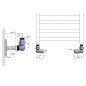 Aqualine First - Jeu de vannes de raccordement d'angle, version droite, chrome CP920S