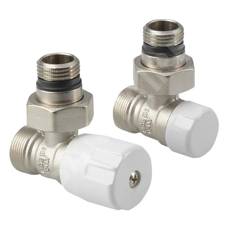 Aqualine Accessoires - Kit de raccordement ECO corner, nickel/blanc CP9810S