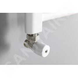 Aqualine Accessoires - Kit de raccordement ECO corner, nickel/blanc CP9810S