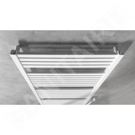 Aqualine Chauffage - Sèche-serviettes Tondi-E, 600x1690 mm, 800W, blanc DE490T